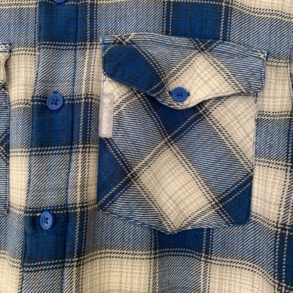 Columbia Shirts Columbia Fleece Lined Plaid Flannel Shirt Jacket
